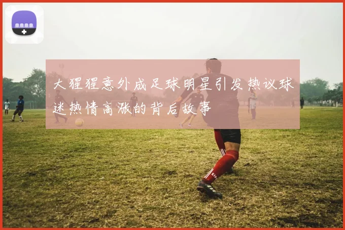 大猩猩意外成足球明星引发热议球迷热情高涨的背后故事